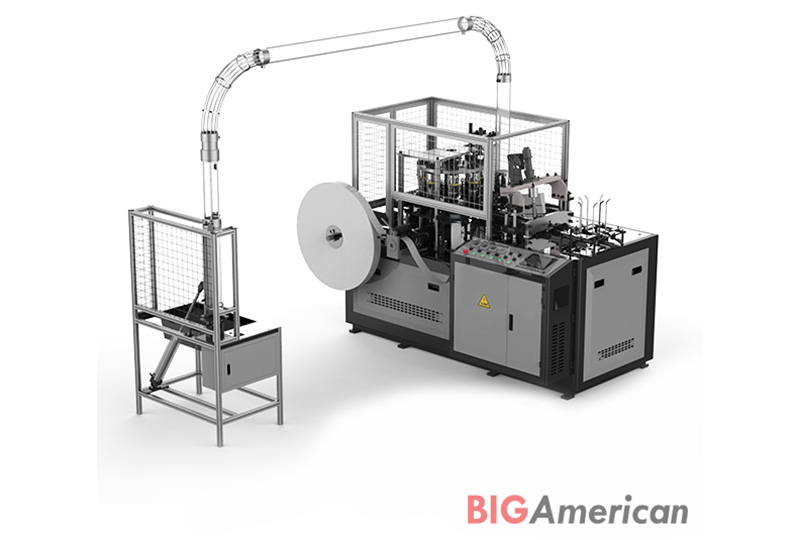 Big American leva equipamentos para copos de papel e embalagem de fast food na ExpoPrint & ConverExpo