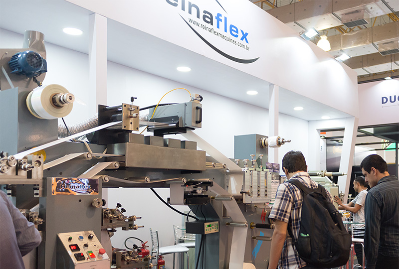 Reinaflex apresenta impressoras flexográficas na ExpoPrint & ConverExpo 2022