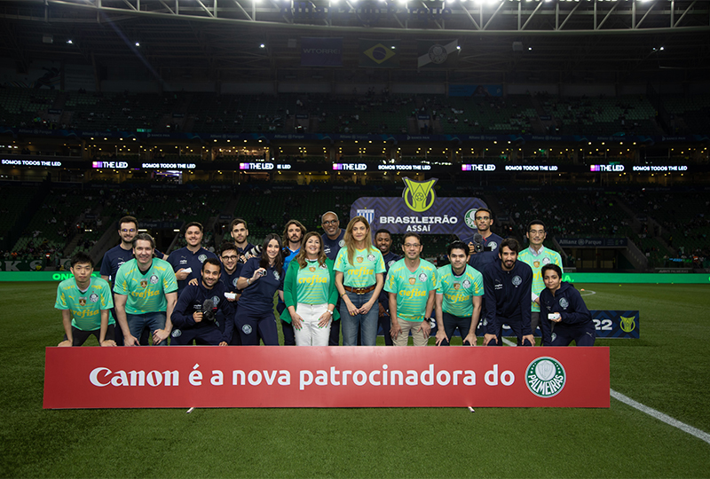 Canon é a nova patrocinadora de imagens do Palmeiras